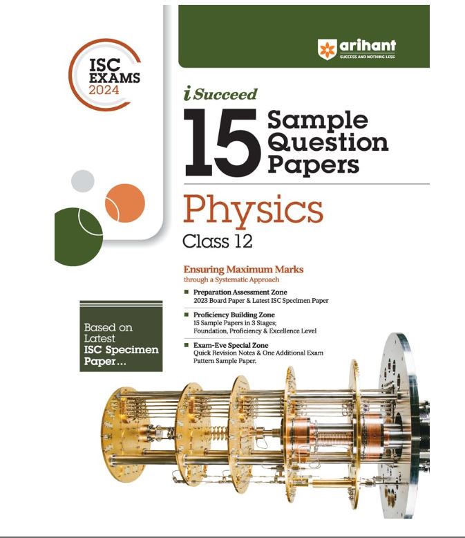 Arihant ISC Sample Question Papers Class 12 Physics Book for 2024 Board Exam Paperback – 31 August 2023